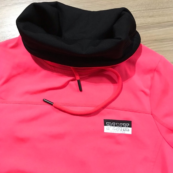 Pink size small turtleneck pullover - Picture 3 of 4